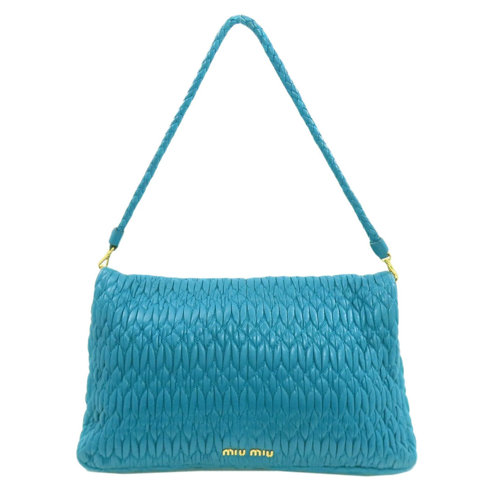 Miu Miu Bag One Calfskin Matelasse Shoulder Shoulder Hobo